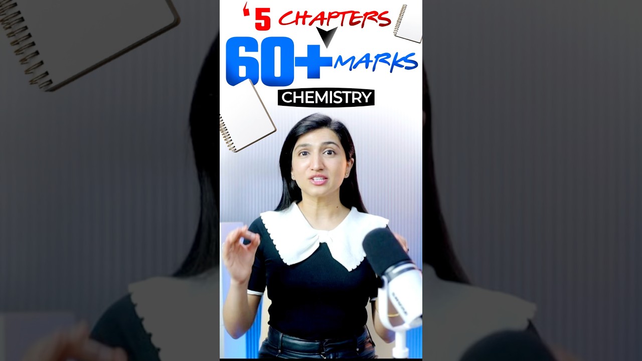 These 5 Chemistry Chapters can Save you upto 60 Marks ! #neet2026 #akanshakarnwal