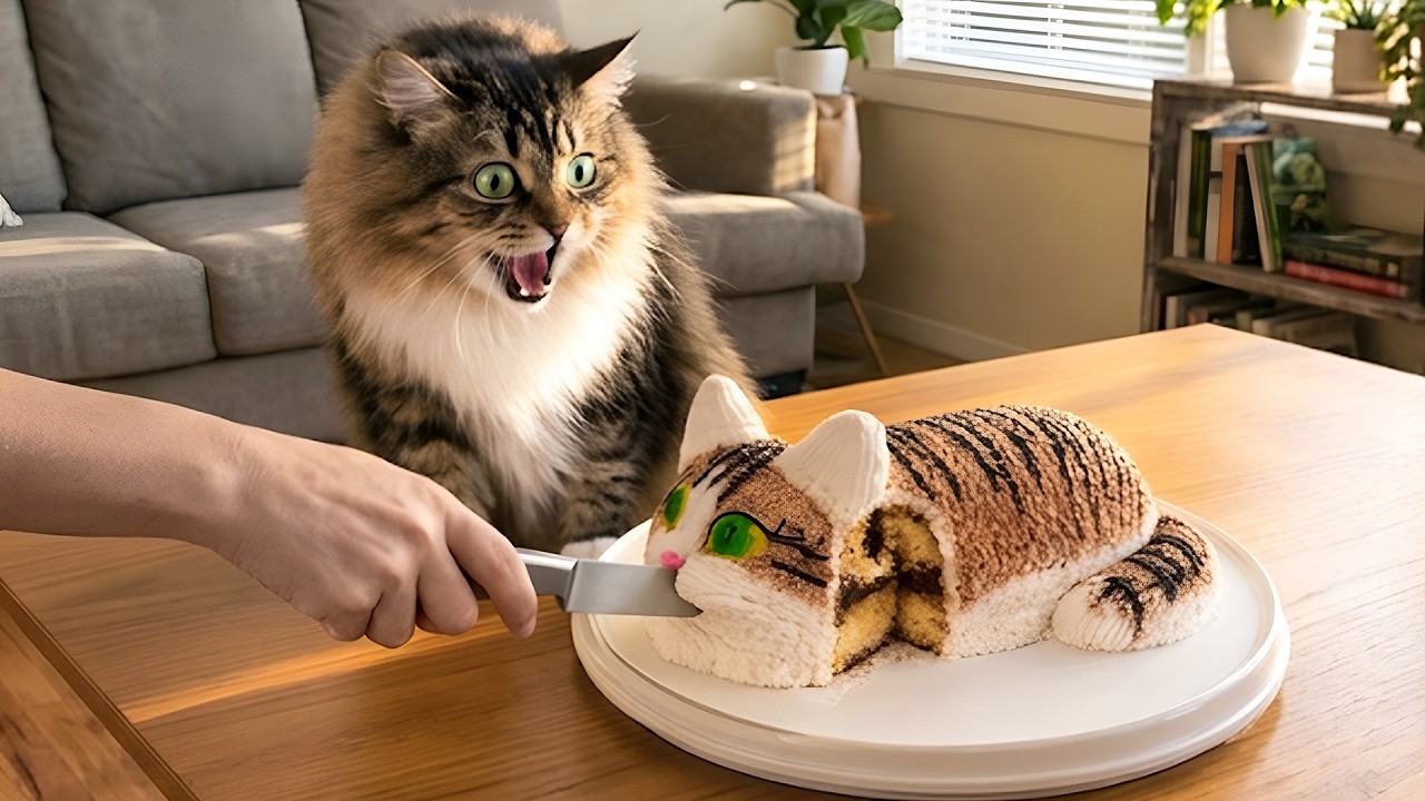 Dog and Cat Reactions to Cutting Cake 😱 Funny Dog and Cat Reactions 2026