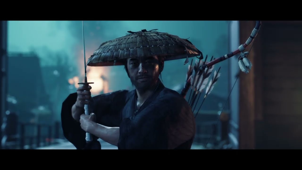 Ghost of Tsushima salvando a cidade de yrarikaua