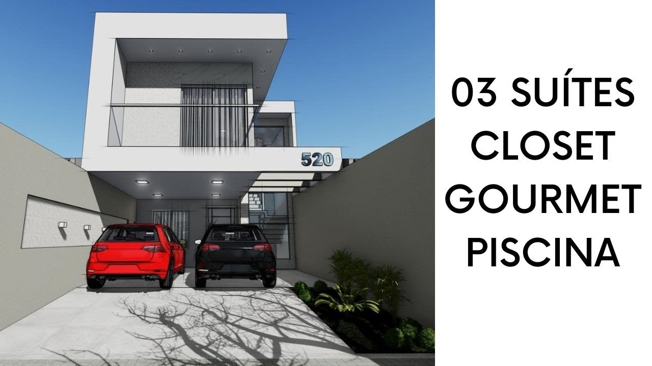 CASA PEQUENA 6 x 15 - 3 SUÍTES + PISCINA - DEIXE NOS COMENTÁRIOS SUGESTÕES PARA NOVOS VÍDEOS!