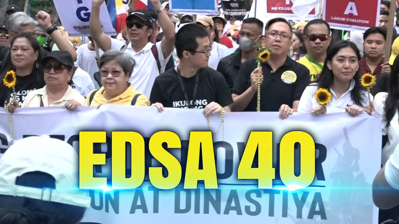 Ika-40 anibersaryo ng Edsa Revolution, iginunita | GNN