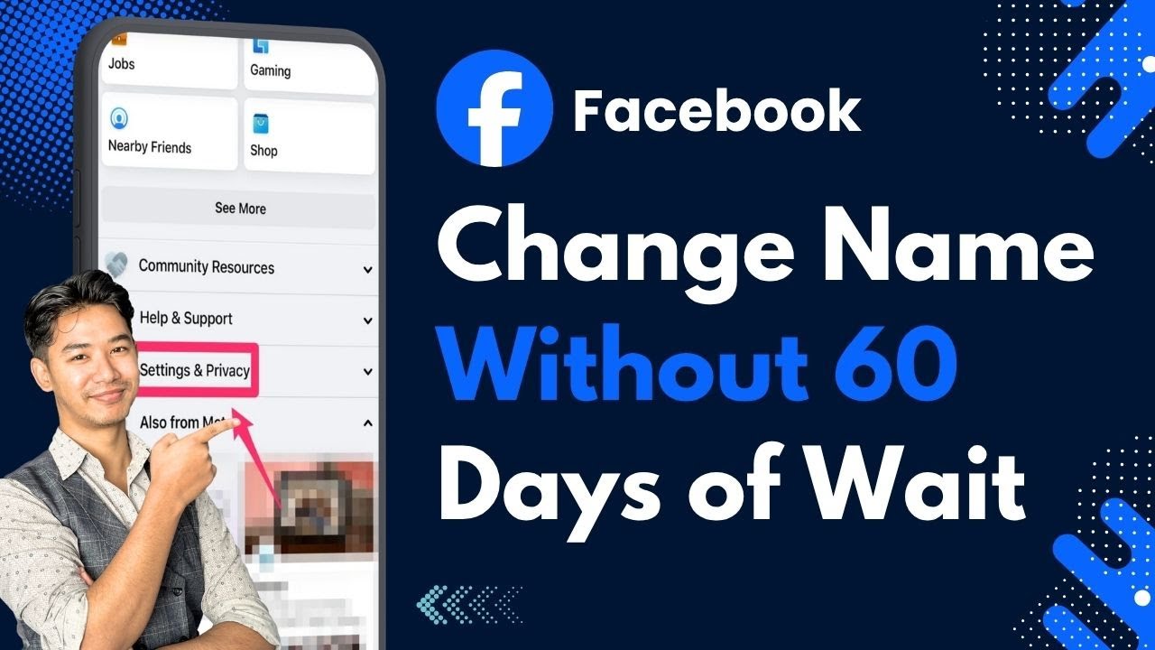 How To Change Name On Facebook Without Waiting 60 Days !