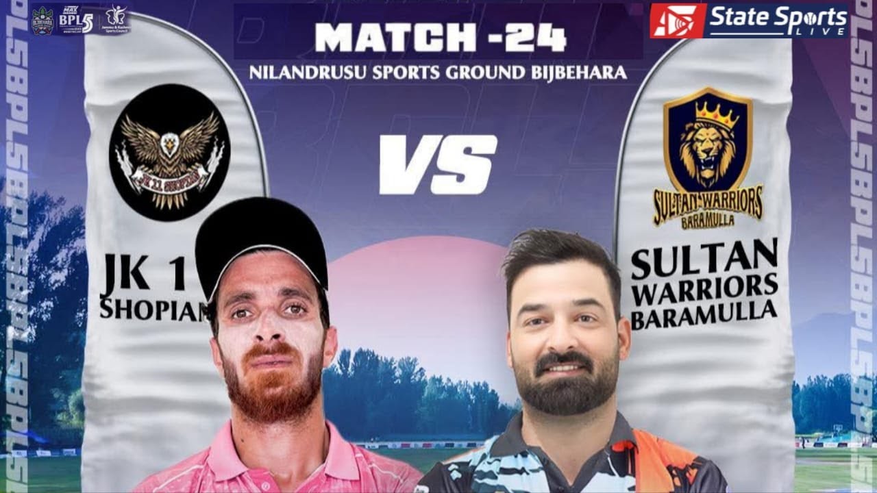 BPL5 | Match 24 | Sultan Warriors Baramulla VS JK 11 Shopian | Bijbehara Premier League 2025 |