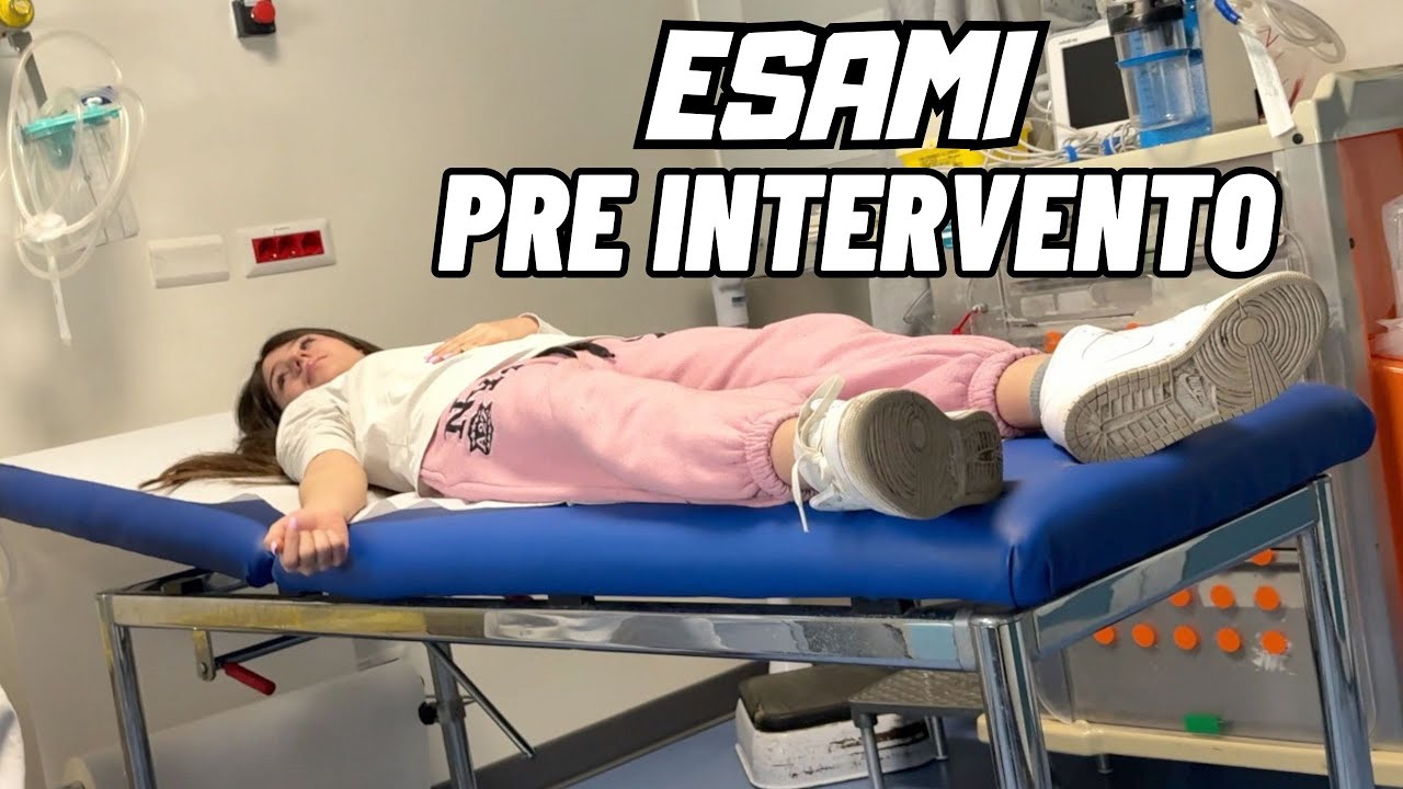 VANESSA IN OSPEDALE PER GLI ESAMI PRE OPERATORI