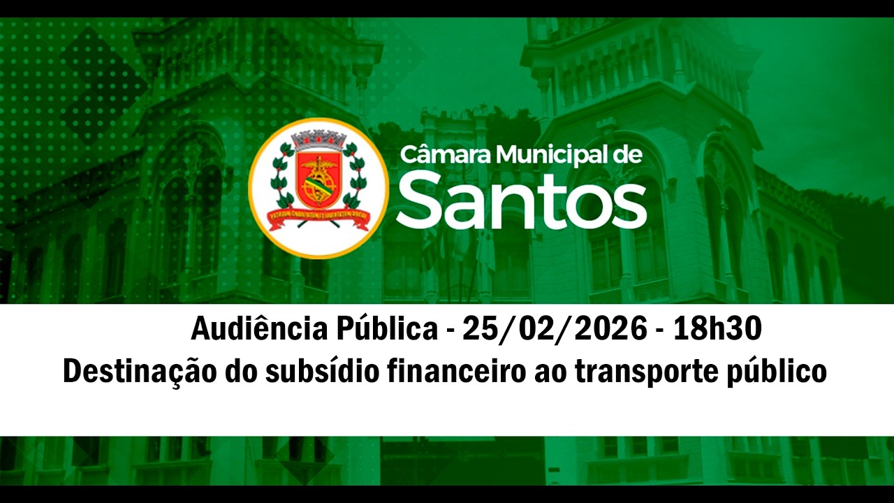 Audiência Pública | Destinação do Subsídio Financeiro ao Transporte Público