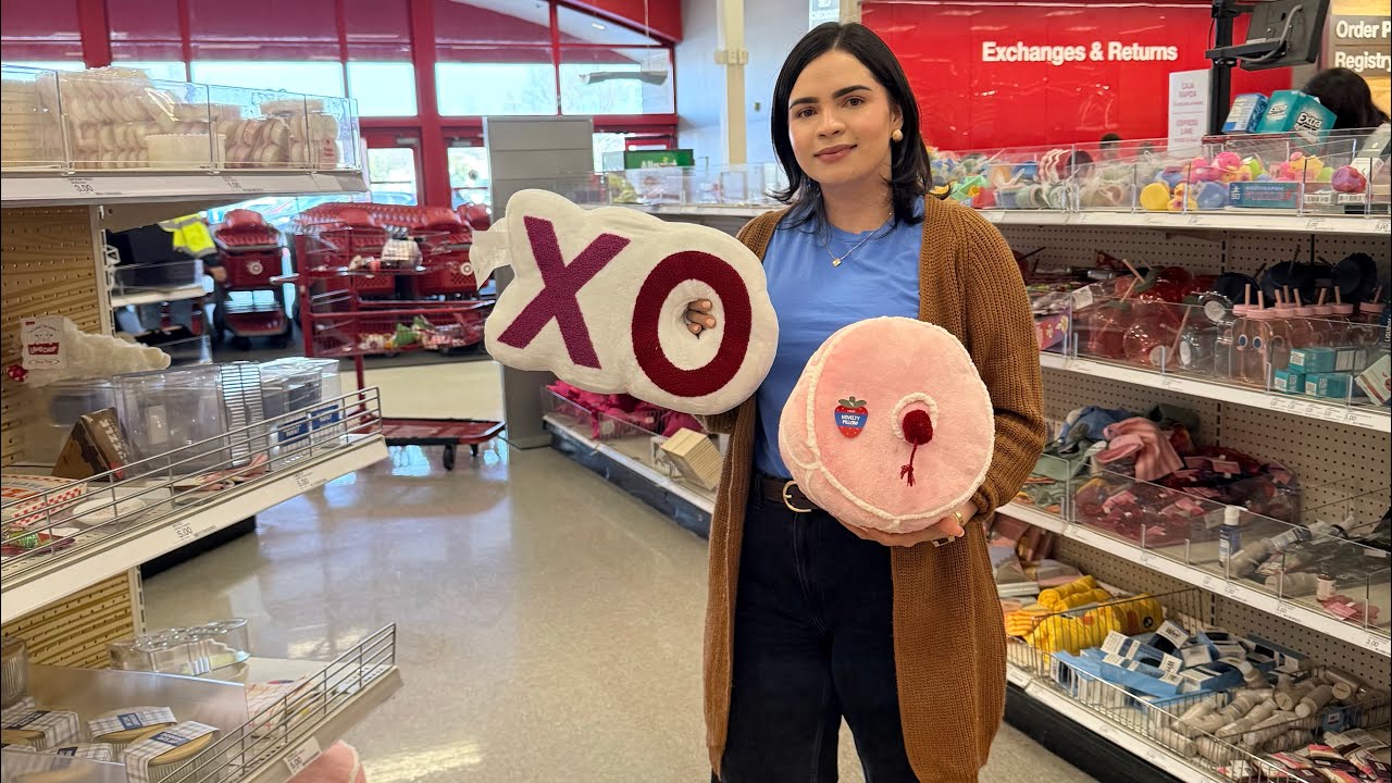 Compras en Target para pedirle a Ximena que sea nuestro SAN VALENTÍN💘‼️😍 #target  #shopping 