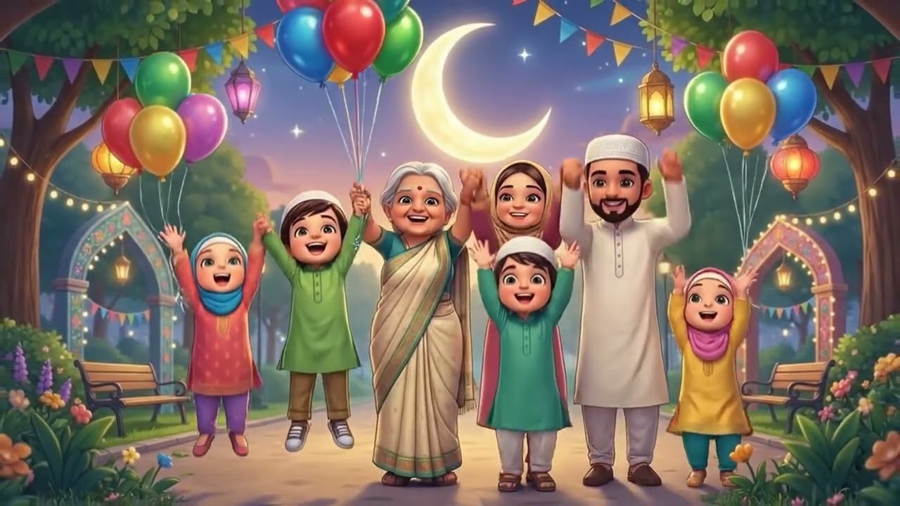 “Ramadan Kids Rhyme  Learn Ramadan & Good Deeds in 3D Animation”