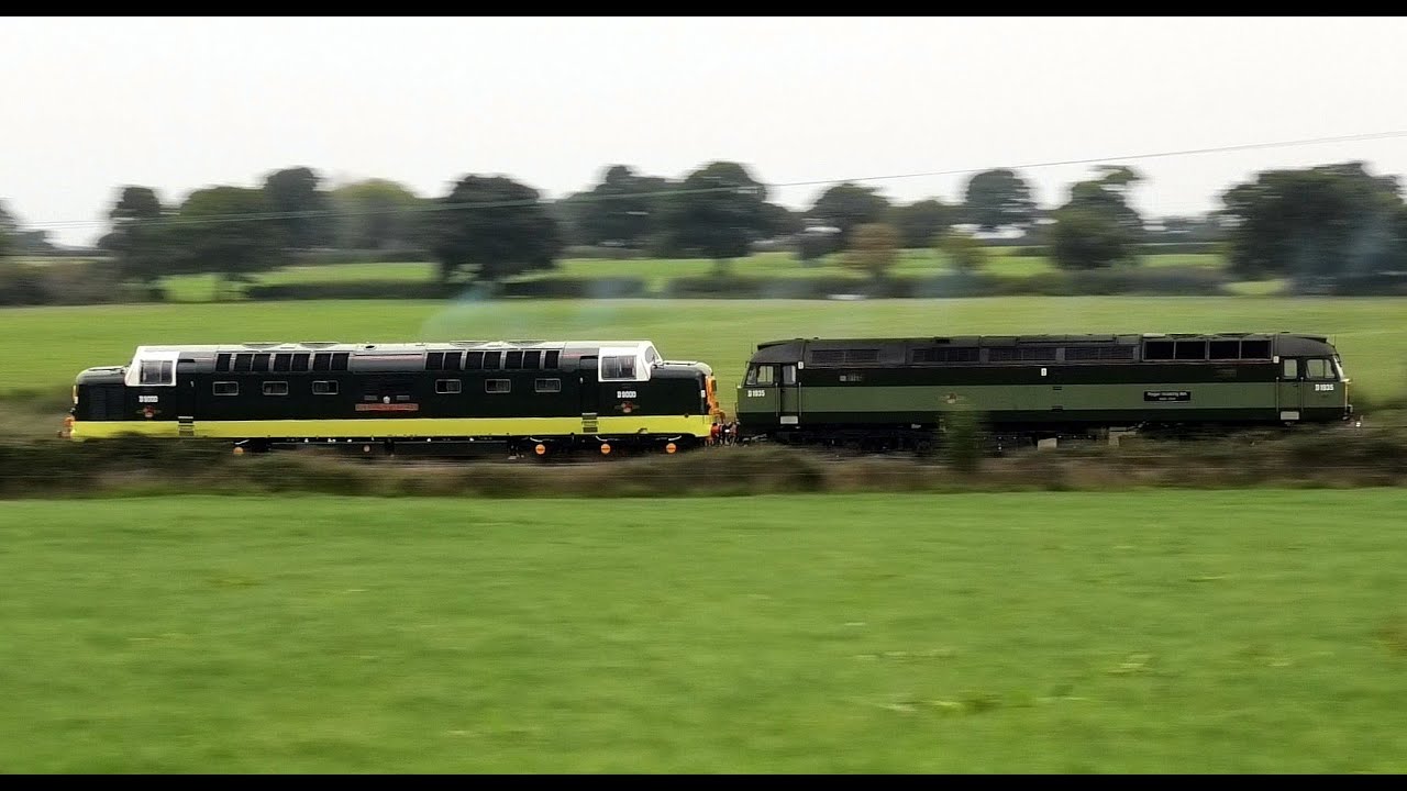 DELTIC ,D9000 RETURNS to the mainline!!!! First test run. 22nd September 2022