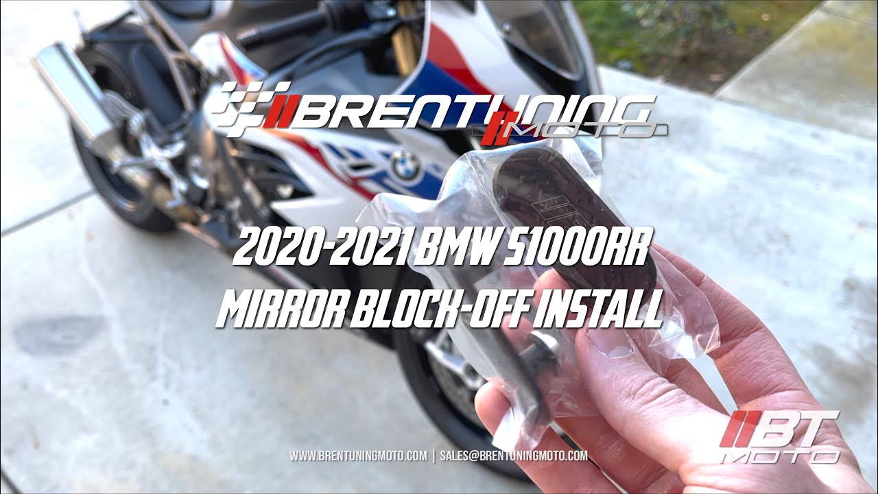 2020+ BMW S1000RR Mirror Block-Off Install by BT Moto