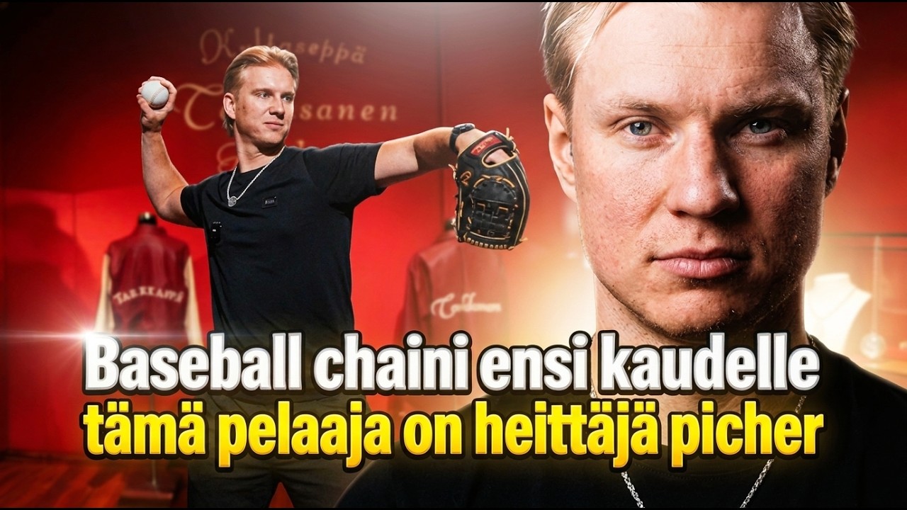 Konsta Kurikalle riipus, Suomen ensimmäisenä baseball ammattilainen | Tarkkanen Unreal
