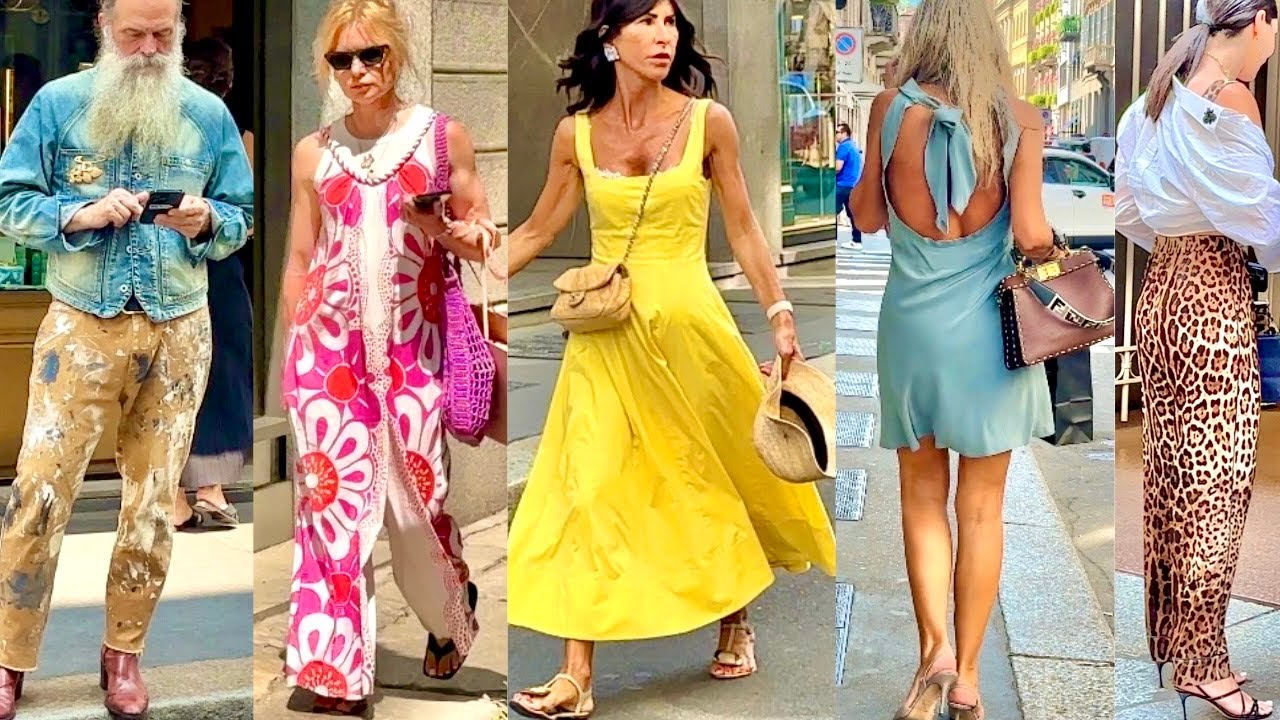 ☀️ITALIAN SUMMER SUNDRESSES 2025 💛MILAN STREET STYLE DURING FASHION WEEK SS 26 #vanityfair