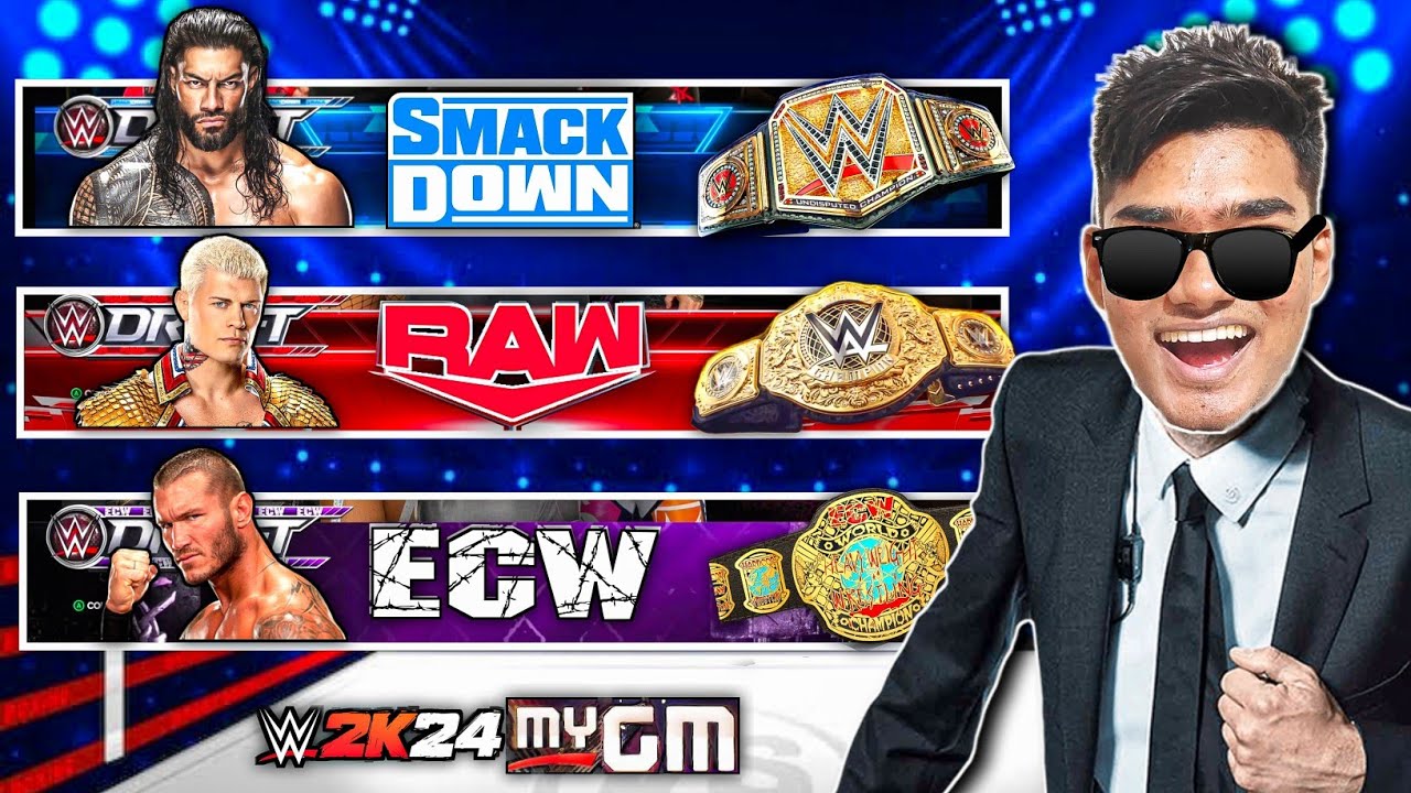 WWE 2K24 MYGM MODE!🔥 #1
