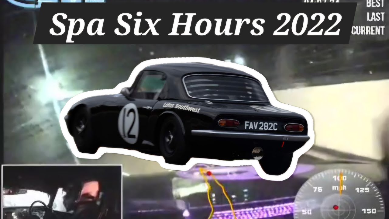 One Lap Of.. Spa-Francorchamps (at night) || Onboard || 1965 Lotus Elan 26R || Spa Six Hours 2022