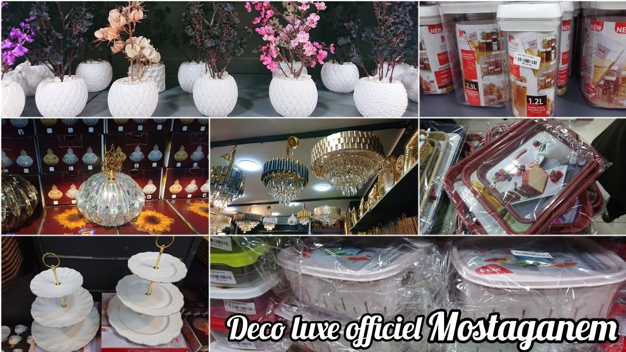 #رمضان على الأبواب جولة في محل الأواني deco luxe  بولاية مستغانم  😍 🛒 🤍 🌙 #رمضان2024#مشتريات#تخفيضات