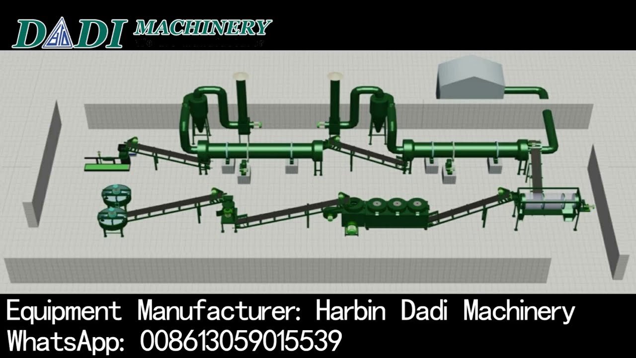 New Type Organic Fertilizer Granule Equipment（ball shape production rate more than 90%）