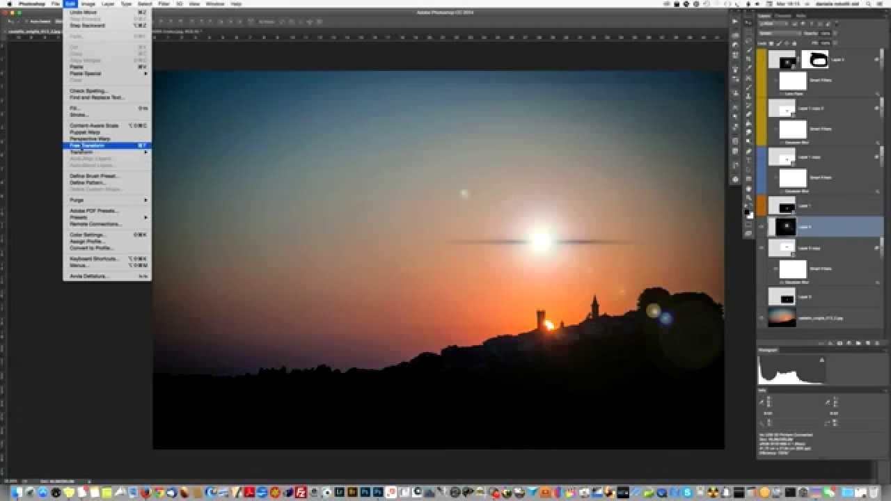 Creare un effetto bagliore con il Filtro Flare - Prima parte