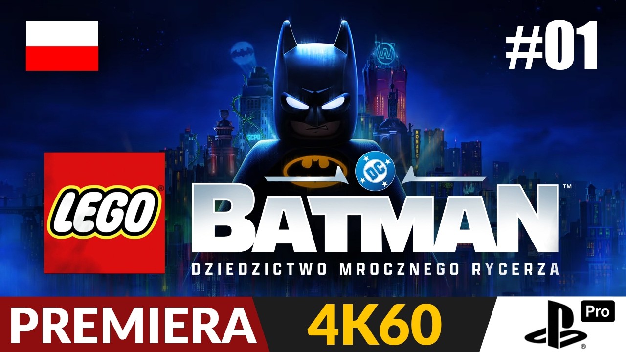 LEGO Batman: Legacy of the Dark Knight PL #1 🦇 Premiera | Dziedzictwo Mrocznego Rycerza 4K