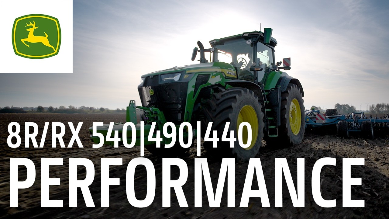 John Deere 8R/8RX: Nothing Pulls Harder - Up to 634 HP with PP IPM