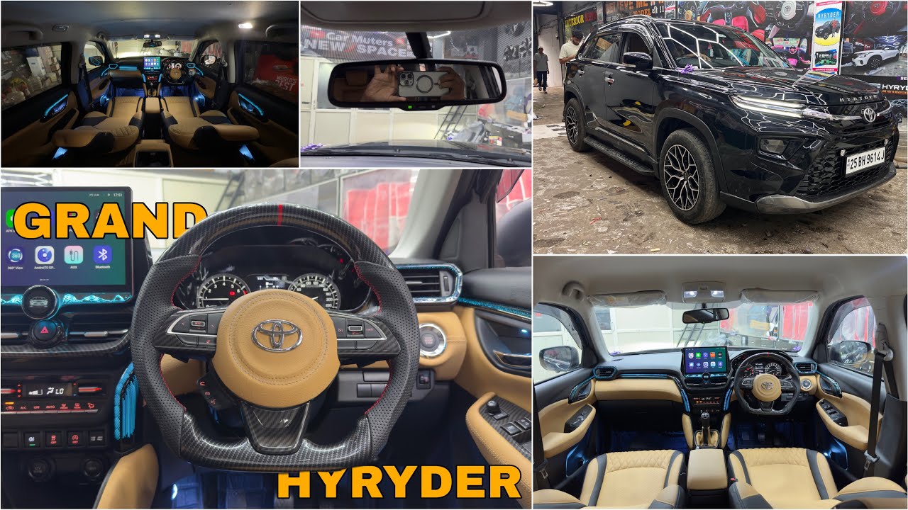 TOYOTA HYRYDER Ultimate Modification w Ember Interior w Oem Ambient Light🔥 |Most LUXURIOUS INTERIOR