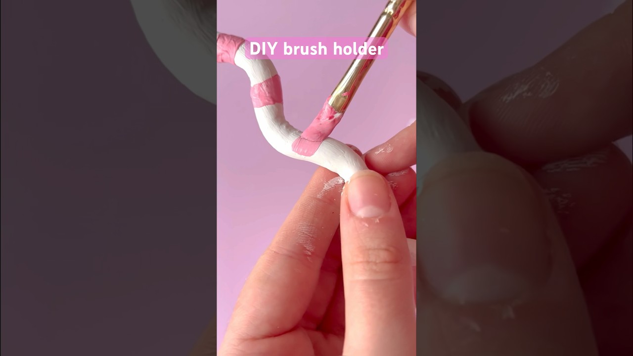 DIY brush holder💖