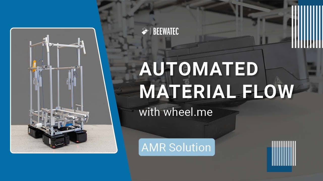 Modular design for wheel.me (AMR): Automated material flow in action!