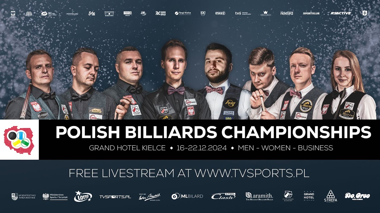 Polish Billiards Championships - Kielce 16-20.12.2024 - 4 TABLE