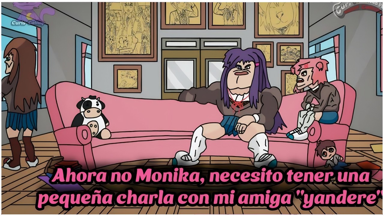 Necesito Tener una Charla con mi Amiga Yuri La Yandere-Historietas de Doki Doki Literature Club