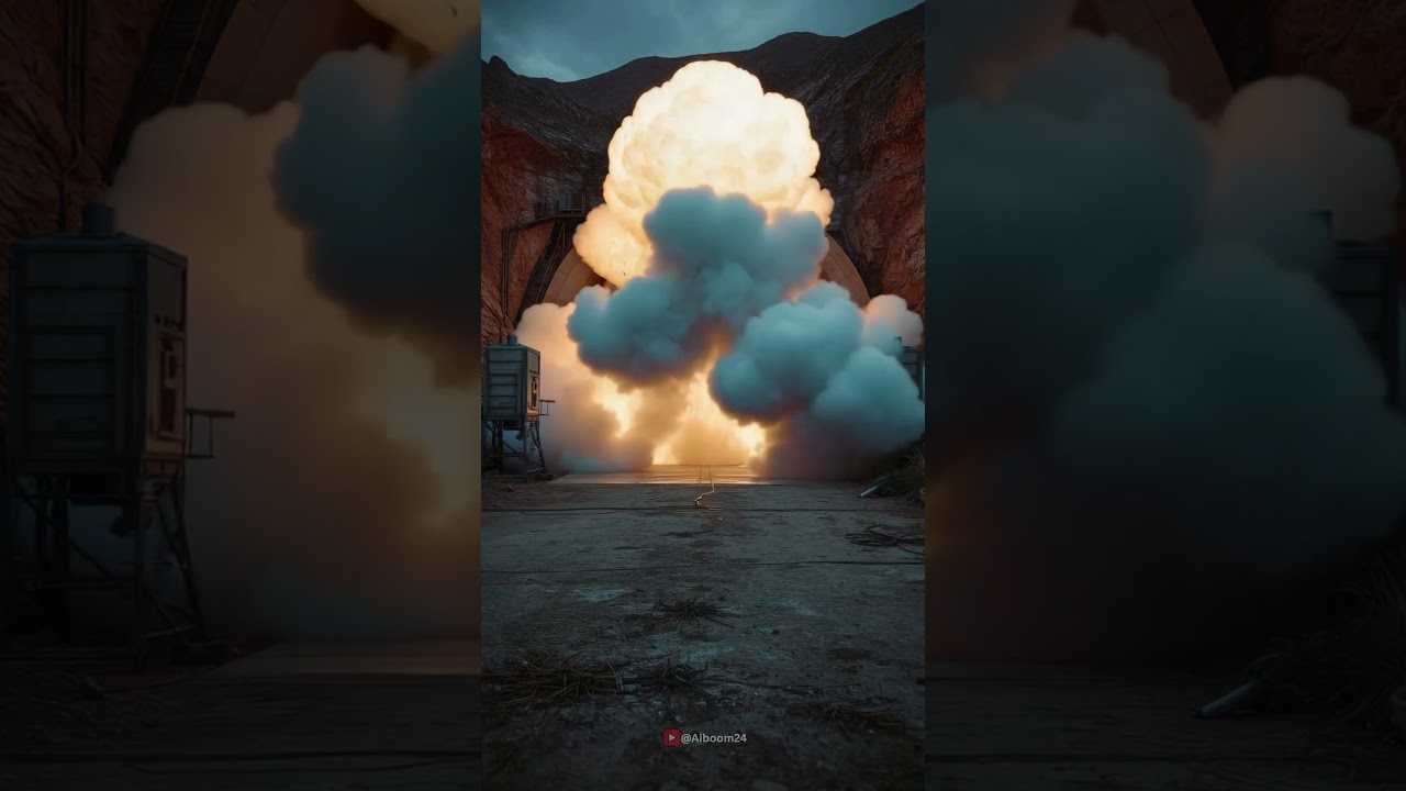 Massive Explosion of an Underground Missile Base | Instant Chain Reaction #explosion