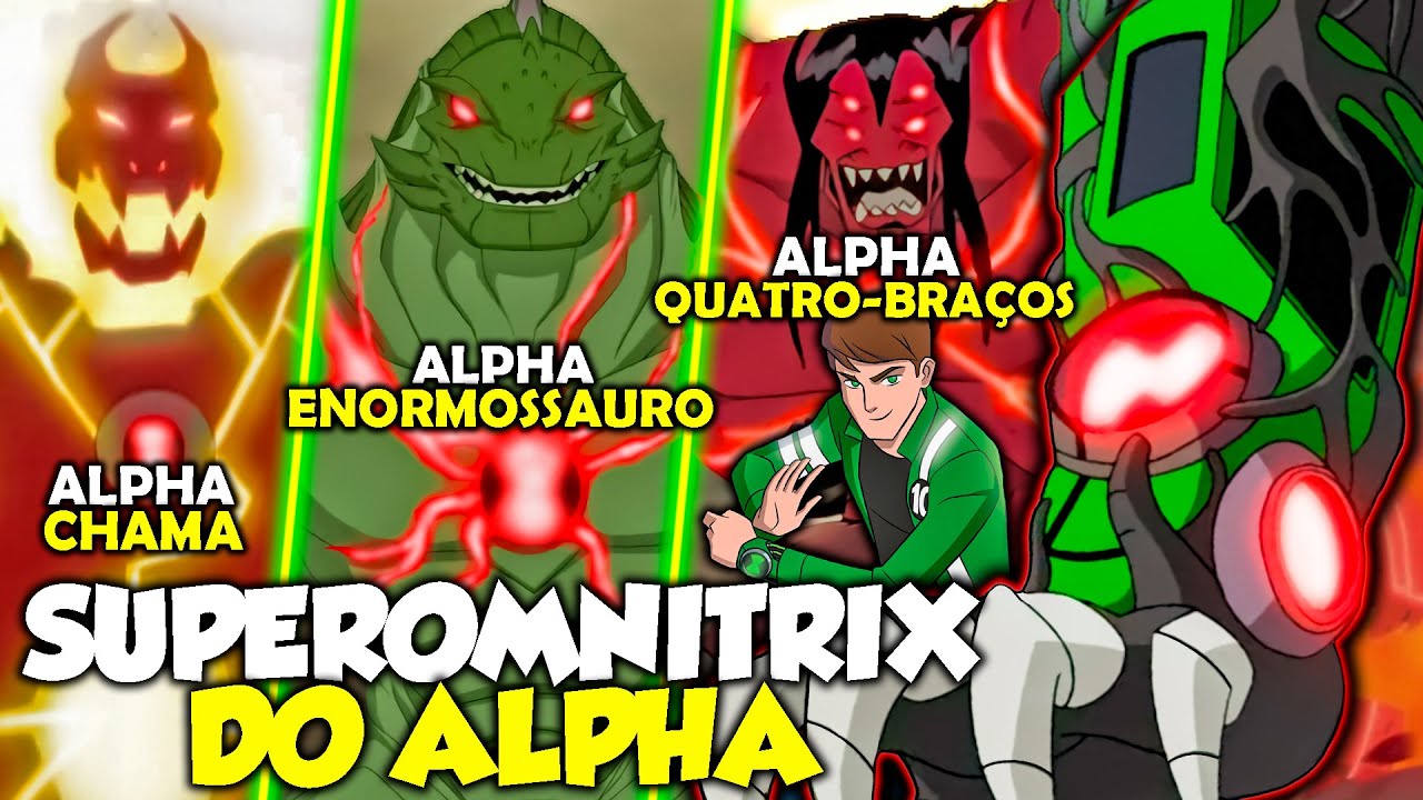 Tudo Sobre o Superomnitrix do Alpha em Ben 10 e Mutante Rex Heróis Unidos!!!