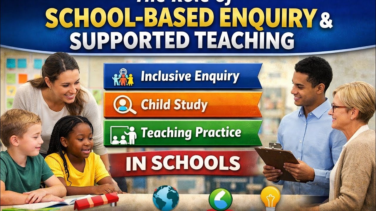  The Role of School-Based Enquiry and Supported Teaching in Schools. Ch 1