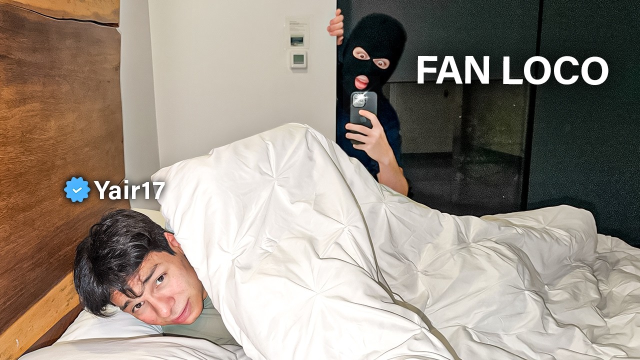 UN FAN ACOSADOR SE METIÓ a LA CASA de YAIR17 MIENTRAS EL DORMIA a LAS 3 AM…