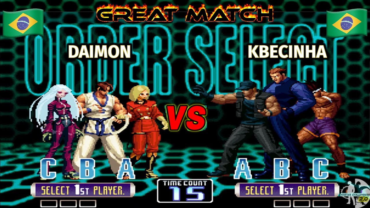 DAIMON vs KBECINHA FT10 GRAN BATALLA  KOF 2002 BRASIL MÉXICO