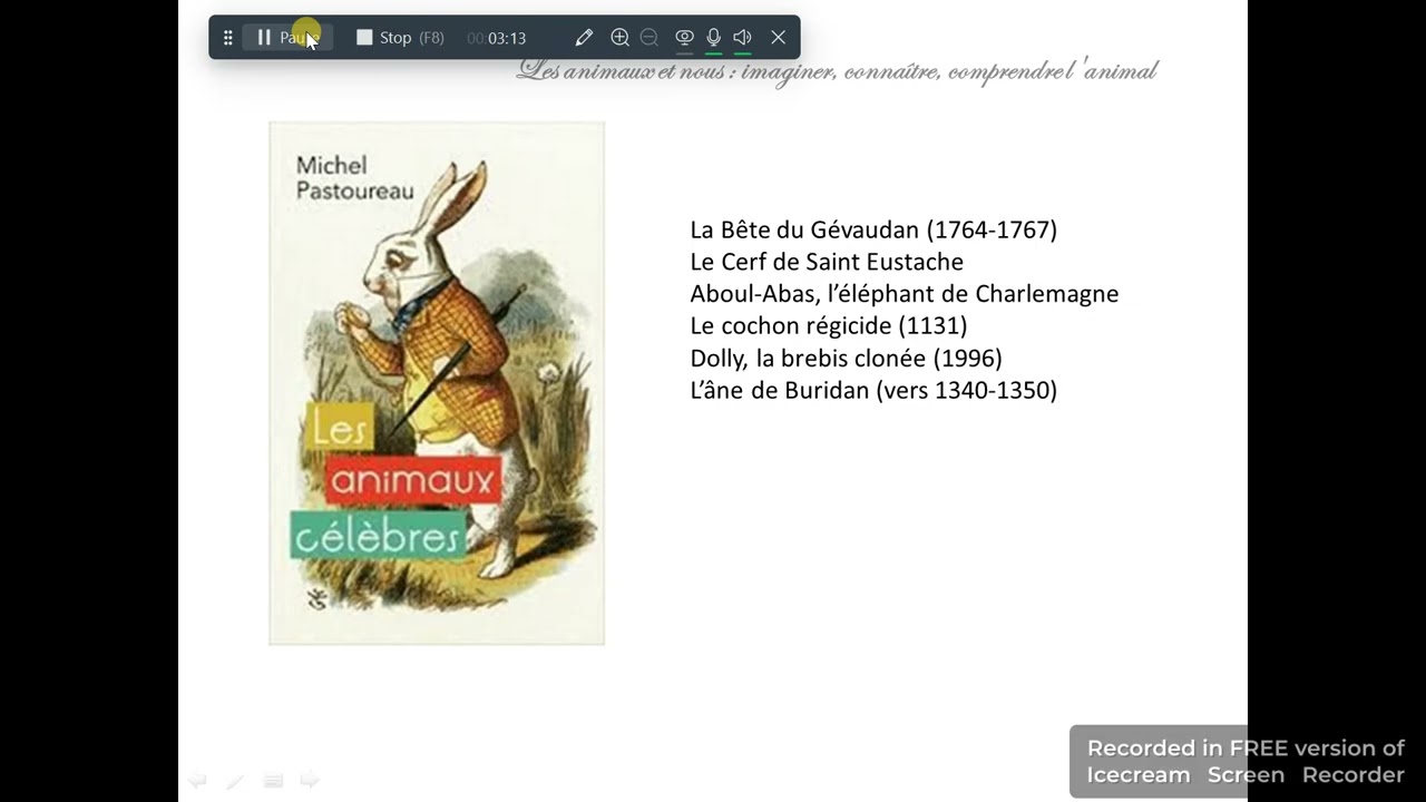 Michel Pastoureau Le cerf de Saint Eustache