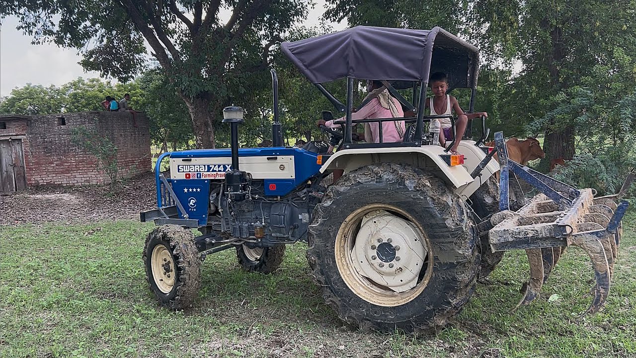 ट्रैक्टर के साथ ऐसी गलती Swaraj 744XT 52HP cultivation performance | Swaraj 744XT New model
