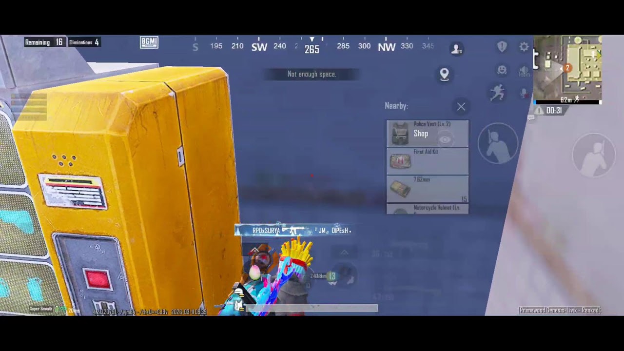 Live BGMI solo vs squad Gameplay New Event 4.2 #1vs4 #bgmi #bgmilive #livestream