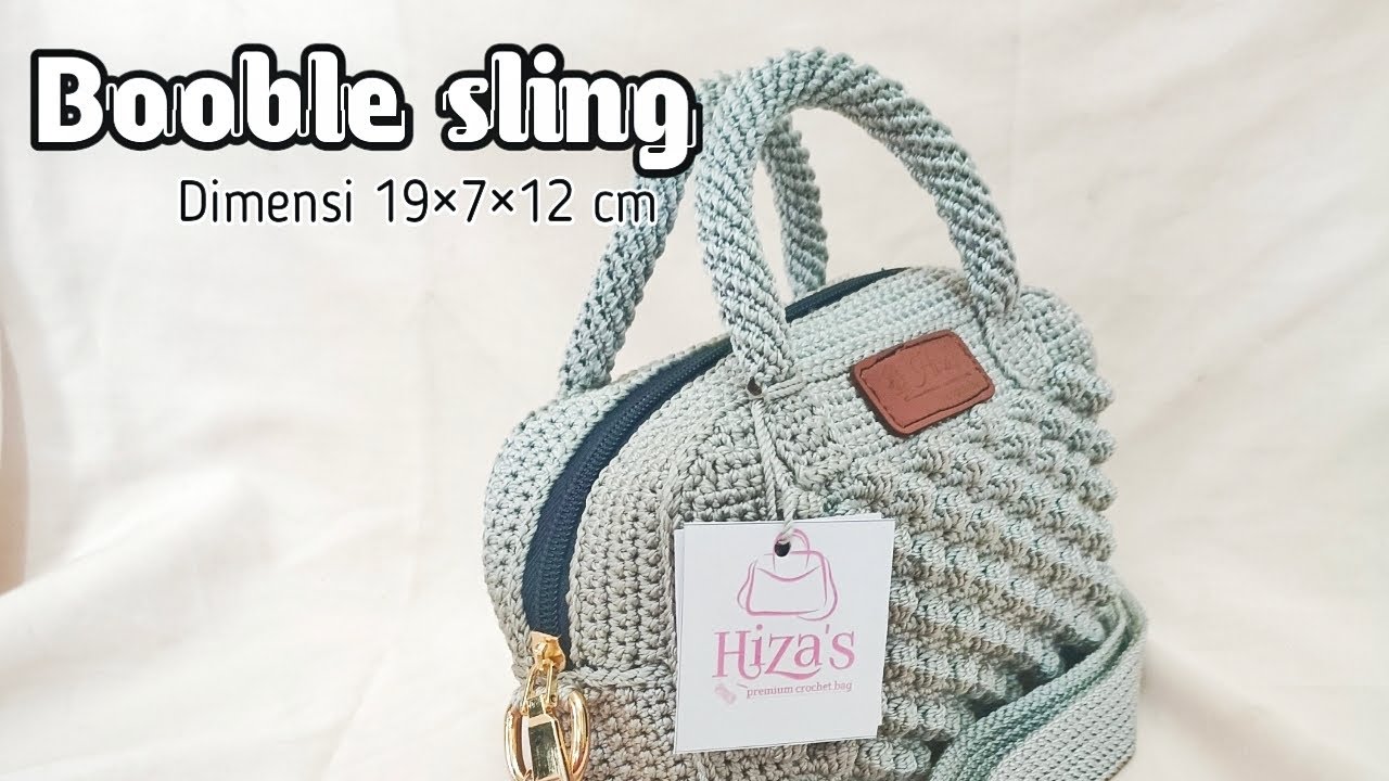 (Part 4) Tutorial booble sling | Hiza's Rajut
