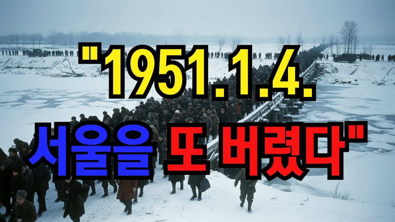 “1951년 1월 4일, 서울을 또 버린 날 (1·4 후퇴의 진실)”