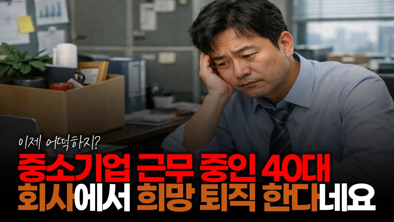 (※시청자댓글) 중소기업 근무 중인 40대인데요. 이번 주에 회사 공지로 희망 퇴직이 올라 왔네요. #중소기업 #권고사직 #퇴사압박