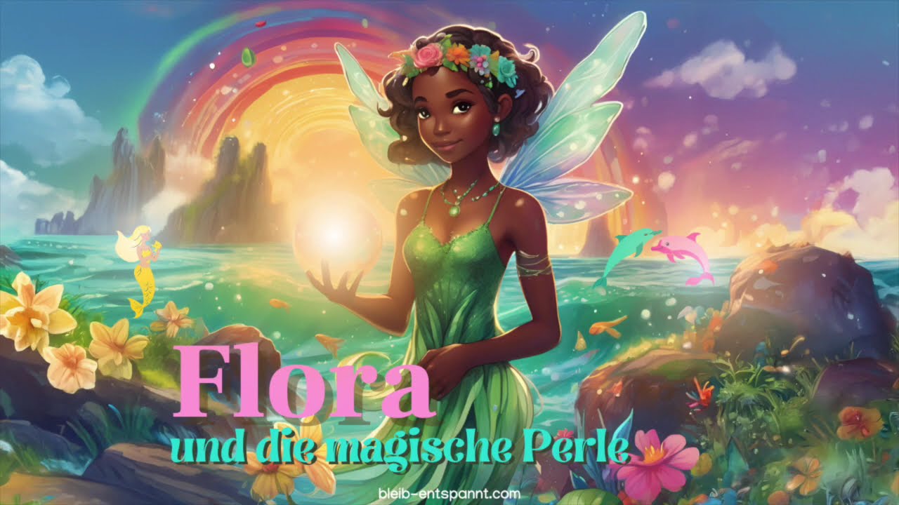 Traumreise für Kinder zum Einschlafen - Flora und die magische Perle - Gute Nacht Geschichte mit Fee
