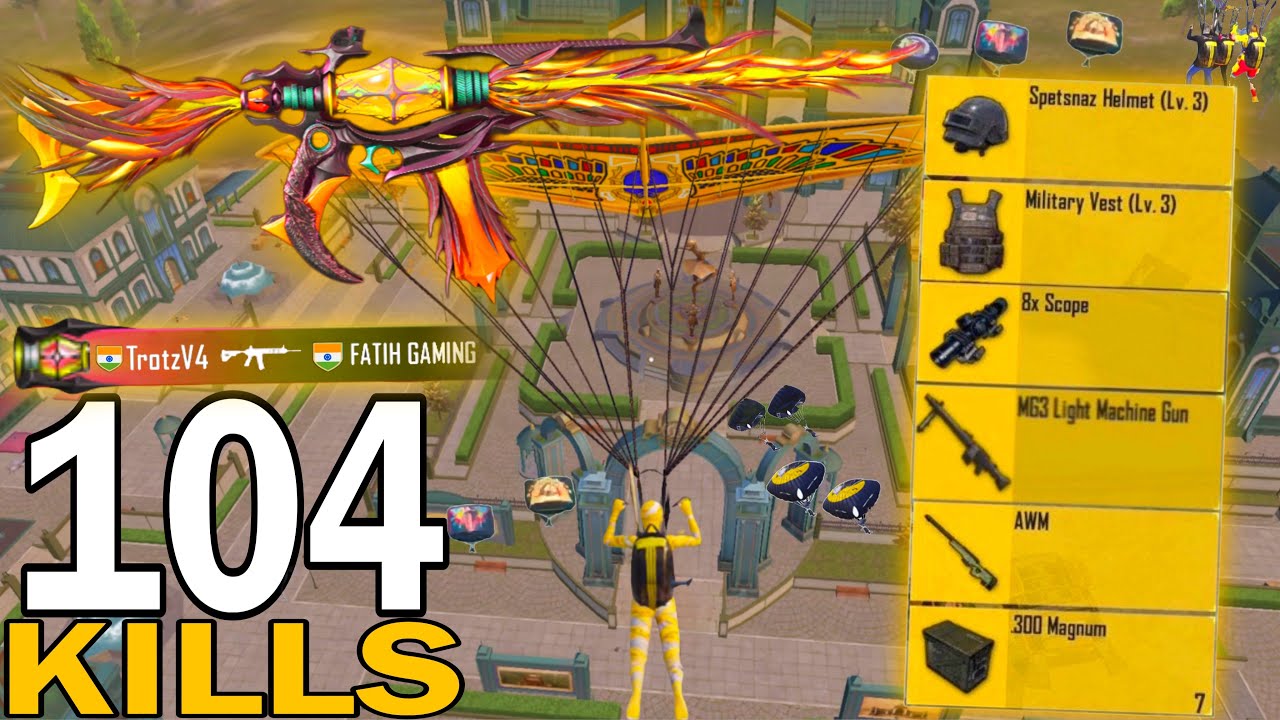 104 KILLS!😍 NEW BEST LOOT GAMEPLAY with MUMMY SET 🔥SAMSUNG,A7,A8,J4,J5,J6,J7,J2,J3,XS,A3,A4,A5