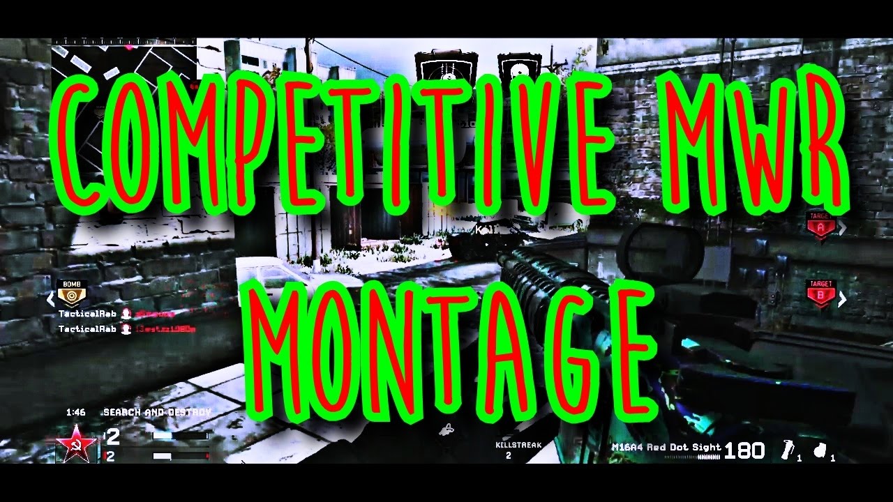 MWR Competitive Christmas Montage! | Sia - California Dreamin' | GB / UMG Modern Warfare Remastered