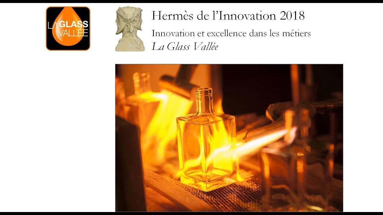 Remise du prix Hermes de l'innovation 2018 à La Glass Vallée le 14 10 2018