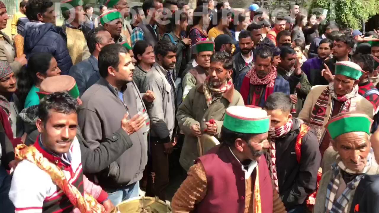 देवी माँ सिंहासनी खमाडी ननख़री का फाग मेले में आगमन Faag Mela Rampur Bushahr 2020