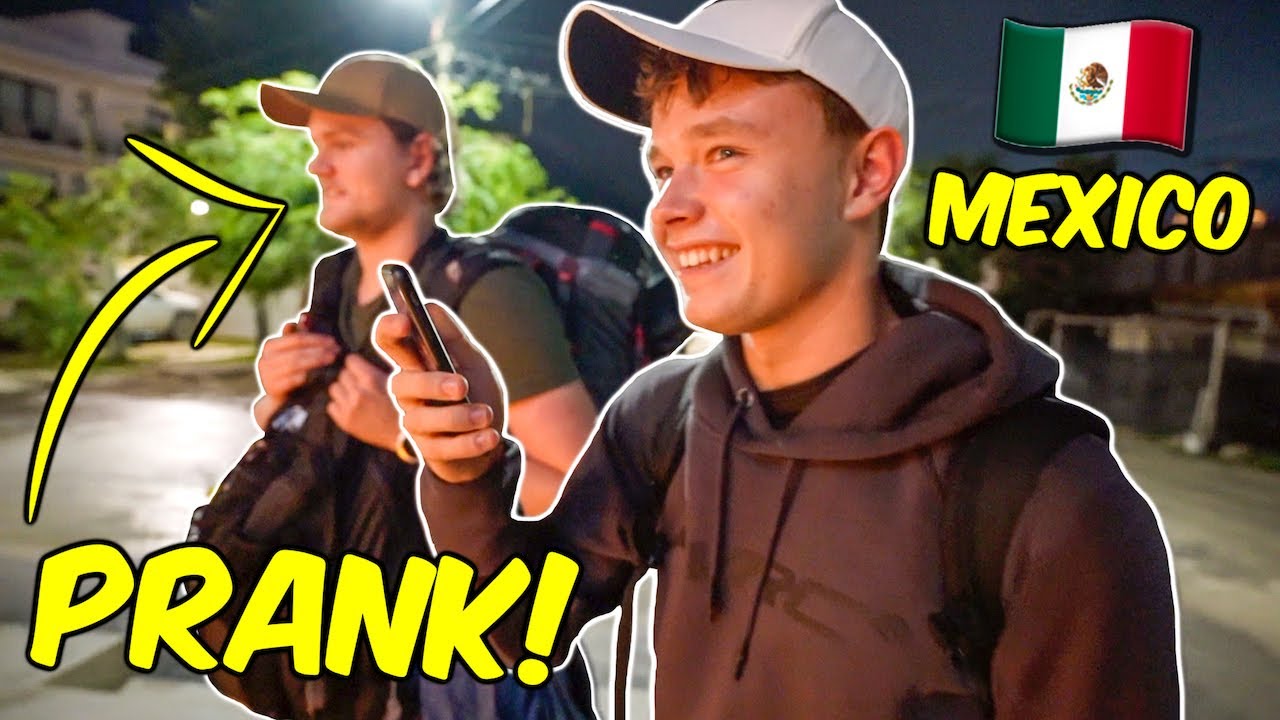 Vi PRANKER vores ven på REJSEN til MEXICO!