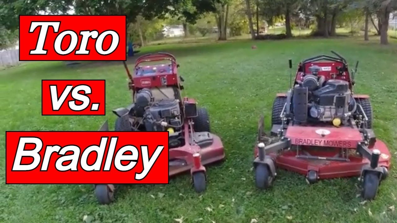 Does the BRADLEY Mower Compare to TORO Grandstand