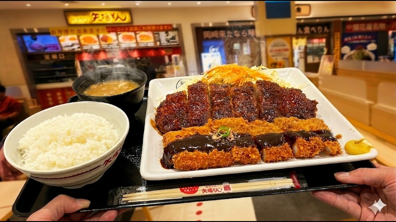 Nagoya Miso Katsu Set in Japan | $13 Sweet Red Miso Pork Cutlet