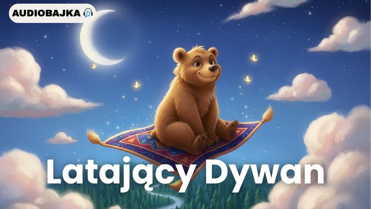 Miś Borys i Latający Dywan | AUDIOBAJKA Pobudzająca Wyobraźnię i Wspierająca Spokojny Sen 🌙