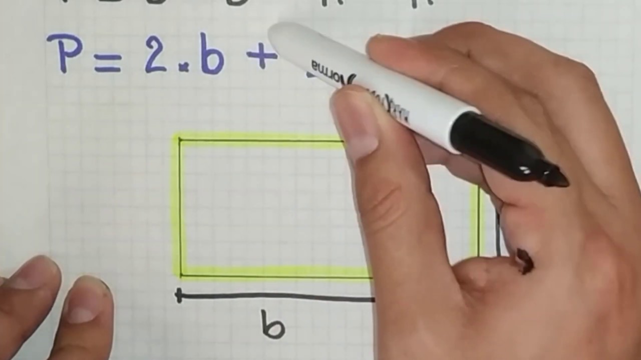 COMO sacar el PERIMETRO de un RECTANGULO 😲👉📏
