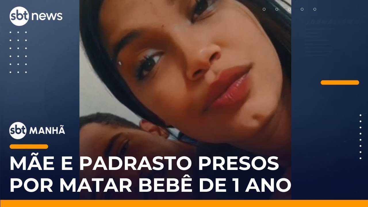 Mãe e padrasto são presos suspeitos de matar bebê de 1 ano em Goiânia | #SBTManha