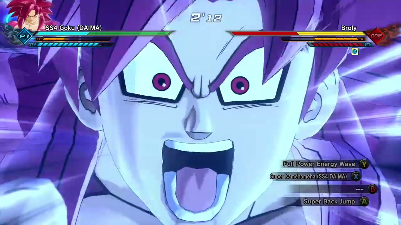 Daima SS4 Goku Vs DBZ Movie Villains